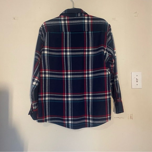 Northwest Territory men’s blue/red/white plaid button down long sleeve shirt  M - Picture 2 of 5